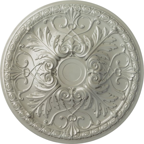Ekena Millwork Tristan Ceiling Medallion (Fits Canopies up to 6 1/4"), 32 3/8"OD x 3 1/2"P, Flash Copper CM32TNFCS - main